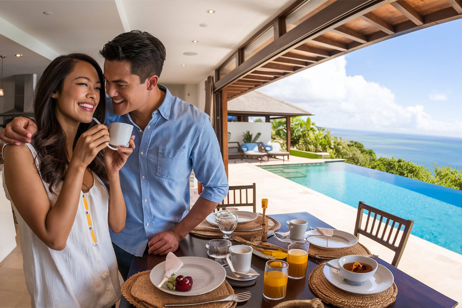 Romantic Morning Bliss in bali
