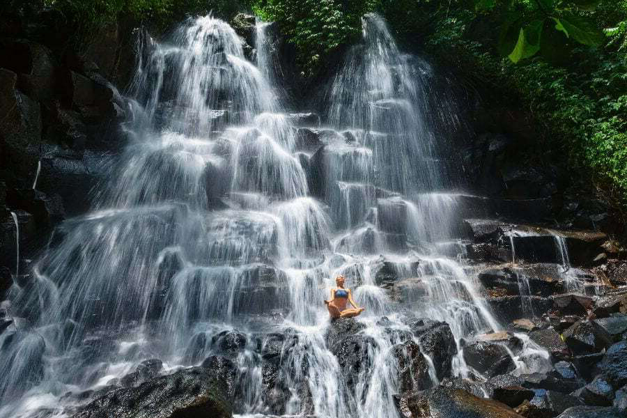 Tranquility at Kanto Lampo Waterfall Kanto Lampo Waterfall